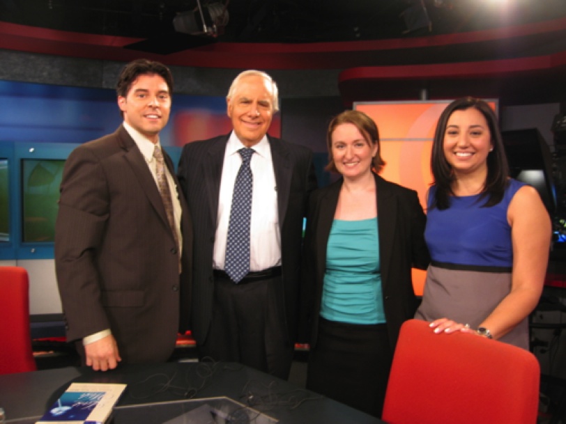 Panel participants, l to r, Dr. Mark DeAngelo, Larry Kane, Dr. Van Scoy, Alicia Bloom